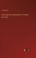 Physiologie des Stoffwechsels in Pflanzen und Tieren 3368274422 Book Cover