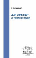 Jean Duns Scot: La Theorie Du Savoir 2711619141 Book Cover