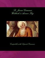 St. Jerome Grammar Workbook 3 Answer Key 1718841515 Book Cover