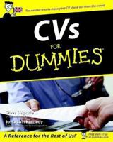 CVs for Dummies UK Edition 1119974380 Book Cover