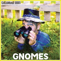 Gnomes Calendar 2021: Official Gnomes Calendar 2021, 12 Months B08YHT1KXF Book Cover