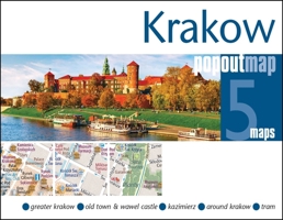 PopOut Map Krakow: Pocket-Sized Krakow Street Map | Old Town & Kazimierz | Krakow Tram Map | Compact Travel Map 1917131895 Book Cover