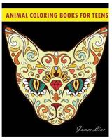 Animal Coloring Books for Teens: Stress Relief Coloring Book 1530424836 Book Cover