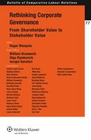 Rethinking Corporate Governance: From Shareholder Value to Stakeholder Value 9041134506 Book Cover
