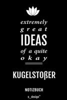 Notizbuch für Kugelstoßer: Originelle Geschenk-Idee [120 Seiten liniertes blanko Papier] (German Edition) 1700176048 Book Cover