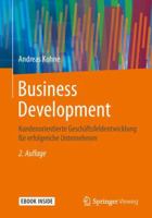 Business Development: Kundenorientierte Geschäftsfeldentwicklung für erfolgreiche Unternehmen 3658247215 Book Cover