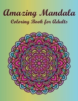 Amazing Mandala Coloring Book for Adults: Big Mandala Coloring Book for Adults 90+ Images Stress Management Coloring Book For Relaxation, Art Color Therapy - Meditation Designs - Adult Coloring Book - B084DH5KBG Book Cover