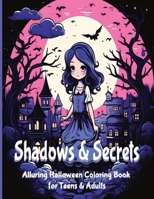 Shadows & Secrets Halloween Coloring Book: Alluring Halloween Coloring Book for Teens & Adults B0CDNSHC9W Book Cover