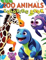 ZOO Animals Coloring Book for Kids: Zookeeper's Playground Coloring Book B0CR7V6LF3 Book Cover