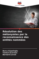 Résolution des métonymies par la reconnaissance des entités nommées (French Edition) 6208113822 Book Cover