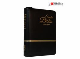 Santa Biblia RVR60 Tamaño Bolsillo 9 pts Color Negro con Índice y Zipper, Imitación Piel 1956362517 Book Cover