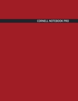 Cornell Notebook Pro: Large Note Taking System For School And University. College Ruled Pretty Light Notes. Ruby Red Ink Cover - Trendy Note Paper Journal. Cornell Notes Notebook. 1692204653 Book Cover