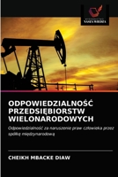 ODPOWIEDZIALNOŚĆ PRZEDSIĘBIORSTW WIELONARODOWYCH: Odpowiedzialność za naruszenie praw człowieka przez spółkę międzynarodową 6203675547 Book Cover