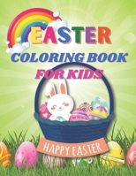Easter Coloring book for kids: A unique Easter bunny coloring book for kids, great past time for children on their leisure time, relaxation for kids. B08ZD4MX8H Book Cover