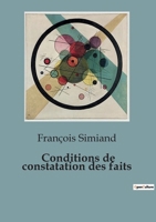 Conditions de constatation des faits (French Edition) B0CNYFWDRW Book Cover