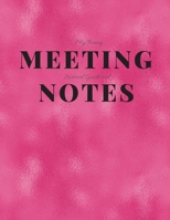 My Boring Meeting Survival Guide and Notes: 8.5x11 Meeting Notebook and Puzzle Book 108620025X Book Cover
