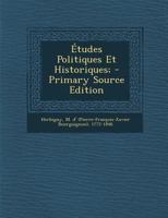 Études Politiques Et Historiques 117705647X Book Cover