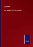 Der Zeitsinn nach Versuchen 1016819471 Book Cover