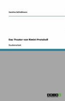 Das Theater von Rimini-Protokoll 3640367235 Book Cover