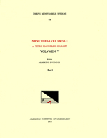 CMM 64 Pietro Giovanelli (Compiler), Novus Thesaurus Musicus (1568). Vol. V, Edited by Albert Dunning, in Two Parts. Pars I: Volume 64 159551175X Book Cover
