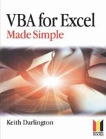 VBA for Excel Made Simple (Made Simple Programming) 075066097X Book Cover