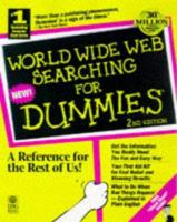 World Wide Web Searching for Dummies 0764500228 Book Cover