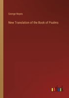 New Translation of the Book of Psalms 3368822306 Book Cover