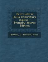 Breve storia della letteratura inglese 1289690170 Book Cover