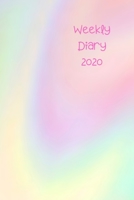Weekly Diary: 6x9 week to a page diary planner. 12 months monthly planner, weekly diary & lined paper note pages. Perfect for teachers, students and small business owners. Pastel shades marble design 1671082699 Book Cover