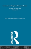 Introduction to Mongolian History and Culture (Uralic and Altaic Series) 0933070187 Book Cover