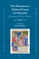 New Discourses in Medieval Canon Law Research 9004389938 Book Cover