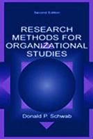 Research Methods for Organizational Studies 0805853251 Book Cover