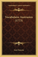 Vocabulaire Austrasien 1165779641 Book Cover