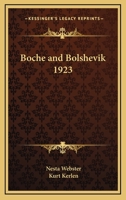 Boche and Bolshevik 1923 1168988195 Book Cover