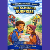 Two Homes Heroes - Book 3 - The Schedule Surprise: A Two Homes Heroes Story B0HK73N1DK Book Cover