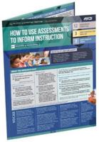 How to Use Assessments to Inform Instruction (Quick Reference Guide) 1416625712 Book Cover