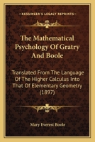 The Mathematical Psychology of Gratry and Boole 101624388X Book Cover