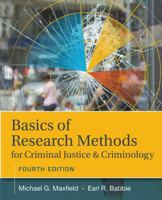 Basics of Research Methods for Criminal Justice and Criminology 0495503851 Book Cover