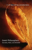 Greek Philosophers: Socrates, Plato, Aristotle (Past Masters) 0192876961 Book Cover