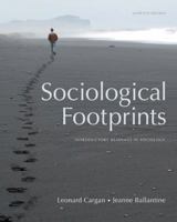 Sociological Footprints: Introductory Readings in Sociology 0495008117 Book Cover