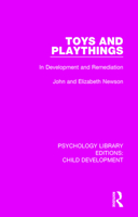 Toys and Playthings: In Development and Remediation 1138505978 Book Cover