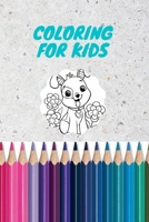 Coloring for kids B08GLWD3VD Book Cover