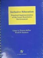Inclusive Education: Practical Implementation of the Least Restrictive Environment 0834208067 Book Cover