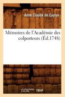 Mémoires de L'Académie Des Colporteurs 2012750311 Book Cover