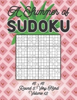 A Summer of Sudoku 16 x 16 Round 5: Very Hard Volume 12: Relaxation Sudoku Travellers Puzzle Book Vacation Games Japanese Logic Number Mathematics Cro B08VCL175J Book Cover