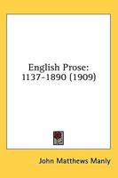 English Prose 1346176744 Book Cover