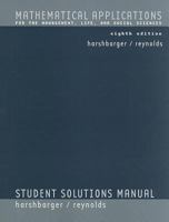 Mathematical Applications for the Management, Life and Social Sciences: Study and Solutions Guide 0618676929 Book Cover
