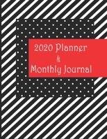 2020 Weekly Planner & Monthly Goals: 2020 Planner Weekly Monthly Journal Password Tracker Keeper Reading Notebook Project Planner 1073737217 Book Cover