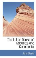 The I LI or Bookn of Etiquette and Ceremonial 1117587061 Book Cover