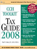 Toolkit Tax Guide 2008 (Business Owner's Toolkit series) 080801661X Book Cover